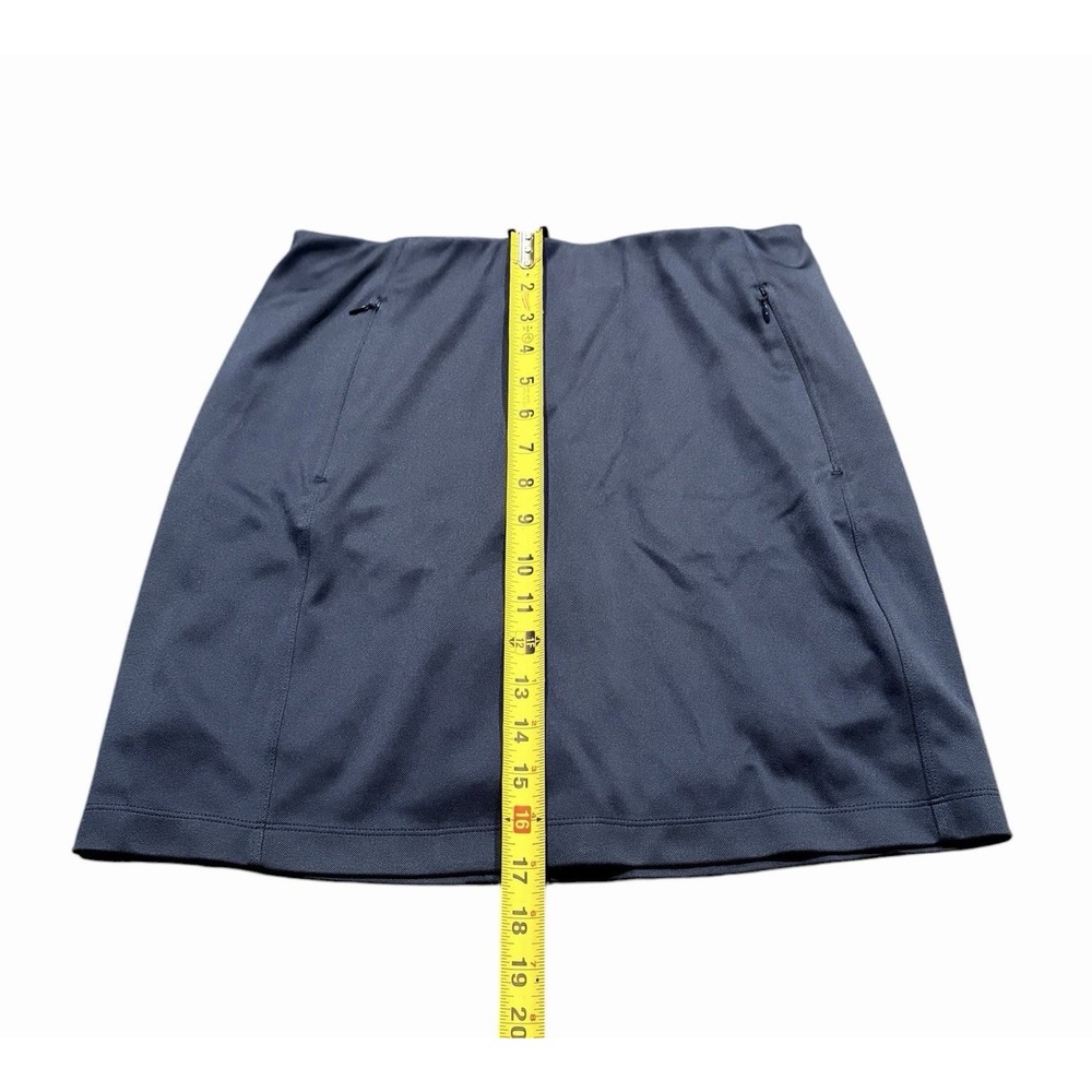 Tory Burch Sport Navy Blue Solid Golf Skirt Skort Women's Size Medium - Picture 6 of 9